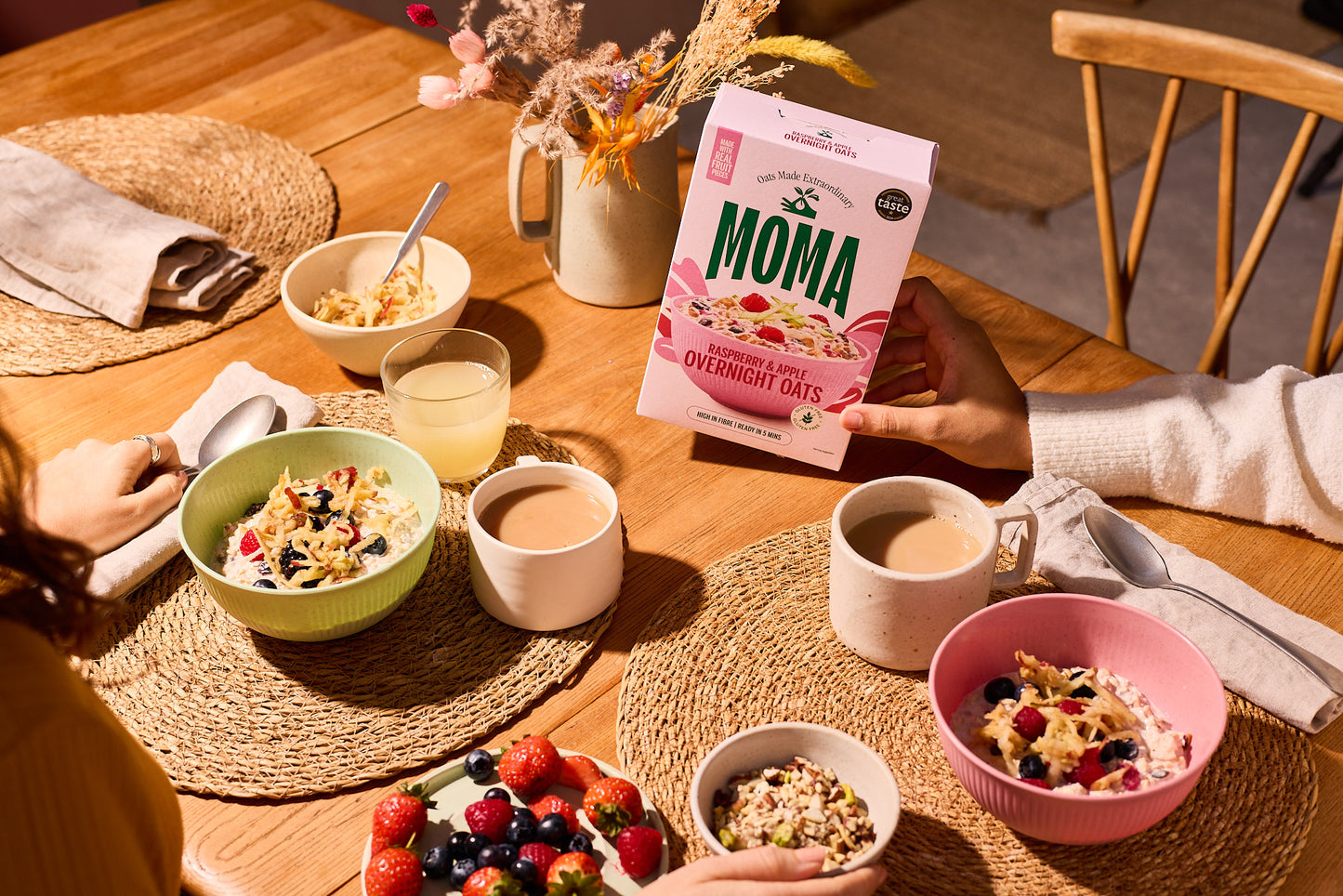 Raspberry & Apple Overnight Oats