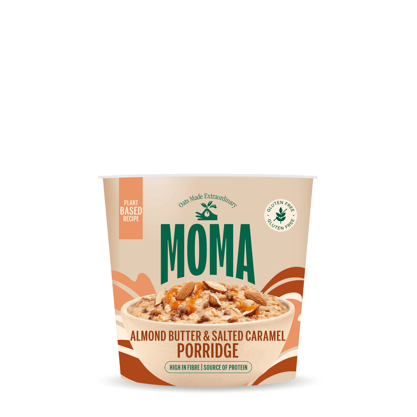 Almond Butter and Salted Caramel Instant Porridge Pots