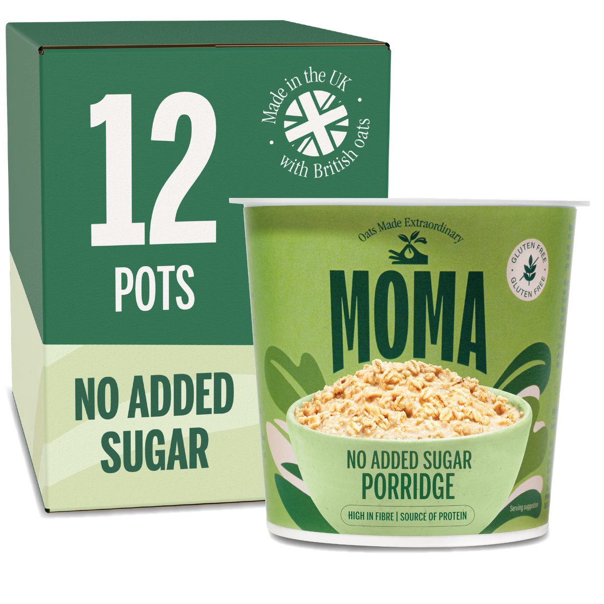 No Added Sugar Instant Porridge Pots