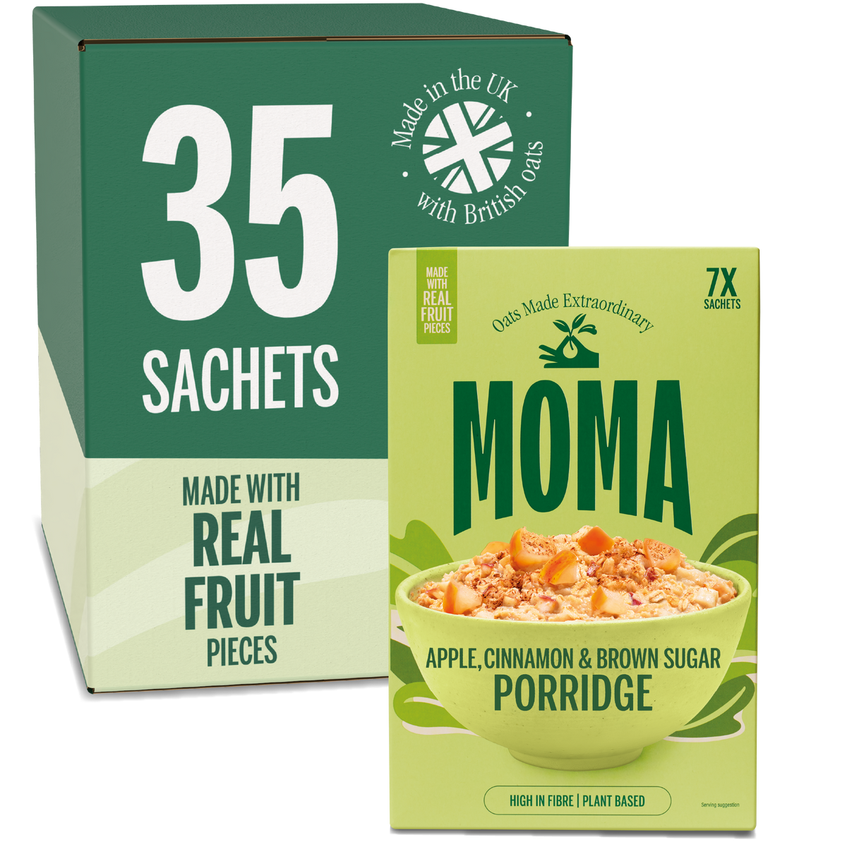 Apple, Cinnamon & Brown Sugar Porridge Sachets