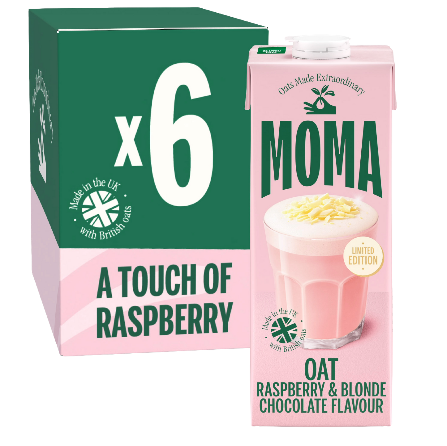 Raspberry & Blonde Chocolate Oat Drink