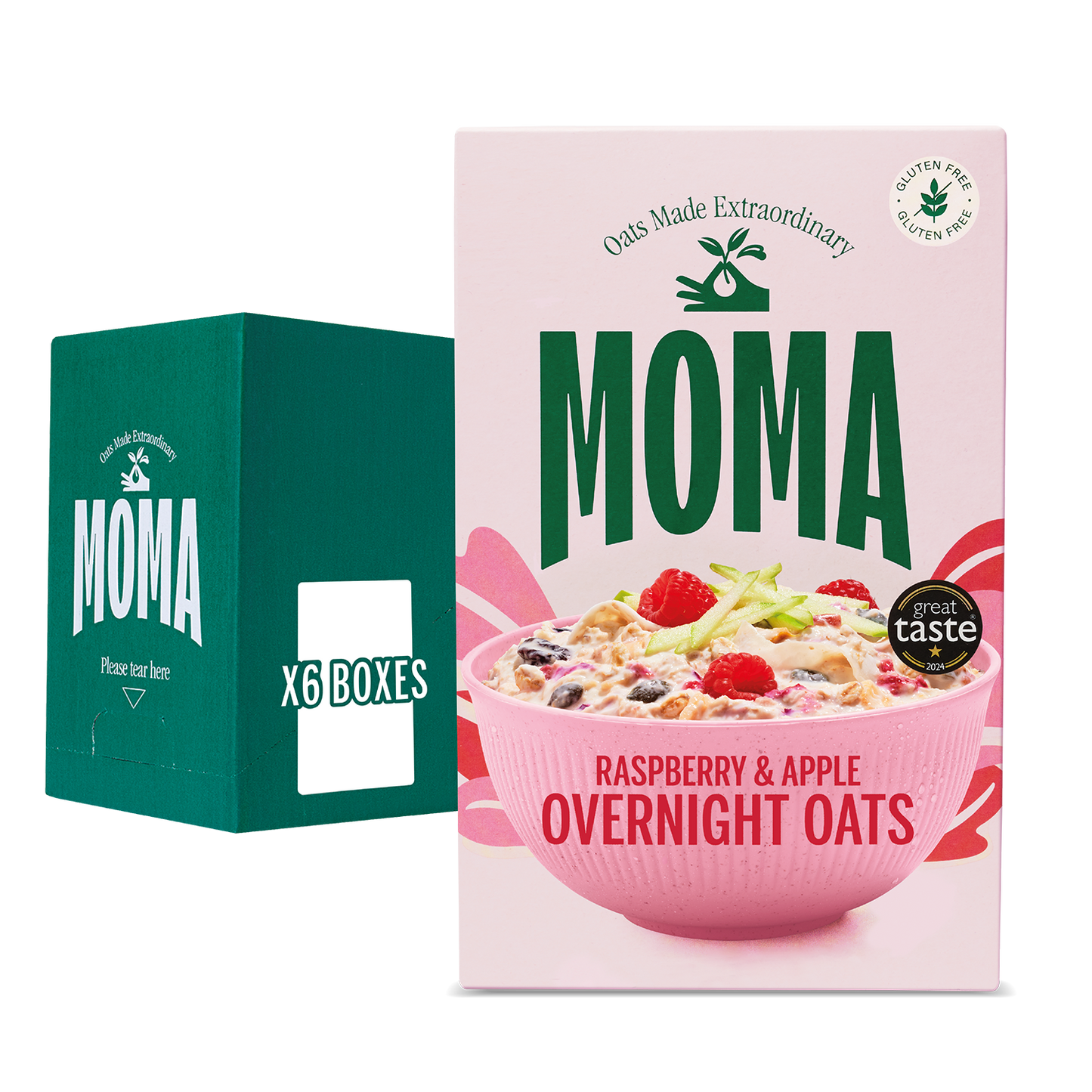 Raspberry & Apple Overnight Oats