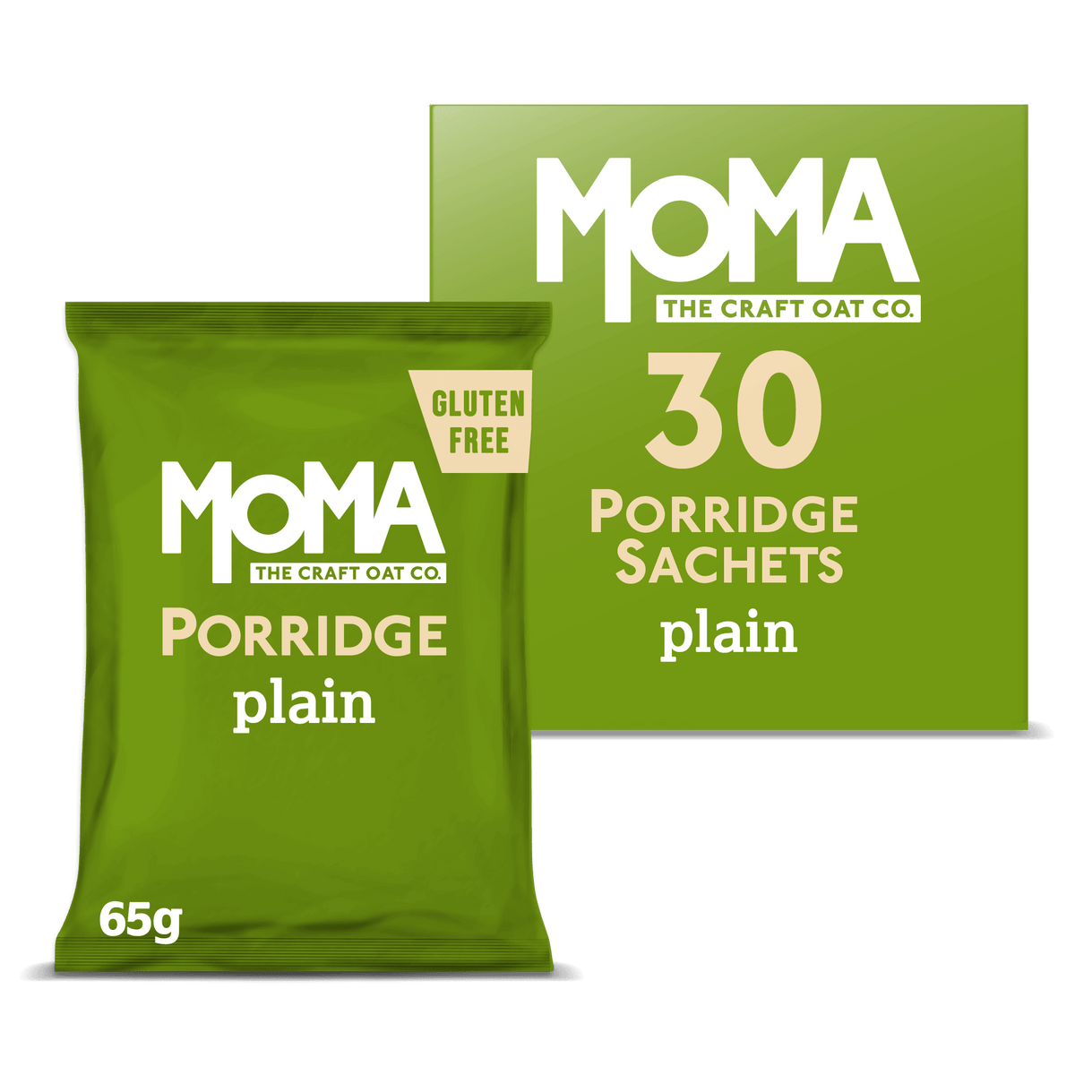 Plain Porridge Sachets With No Added Sugar MOMA Foods UK