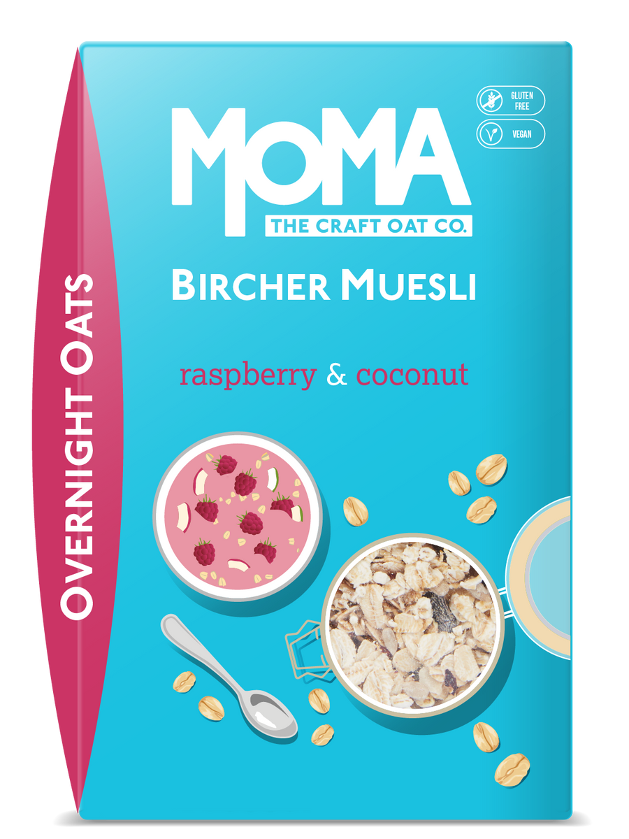Bircher muesli Glutenfree overnight oats MOMA UK