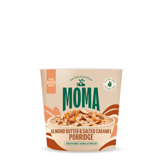 Almond Butter and Salted Caramel Instant Porridge Pots