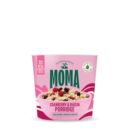 Cranberry and Raisin Instant Porridge Pots