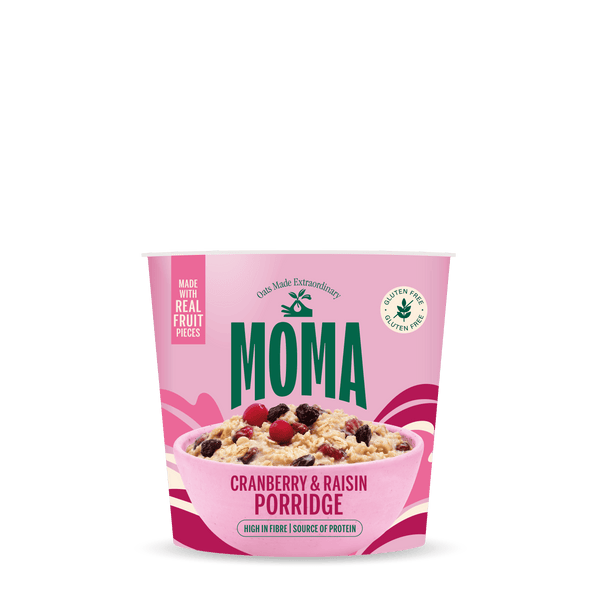 Cranberry and Raisin Instant Porridge Pots
