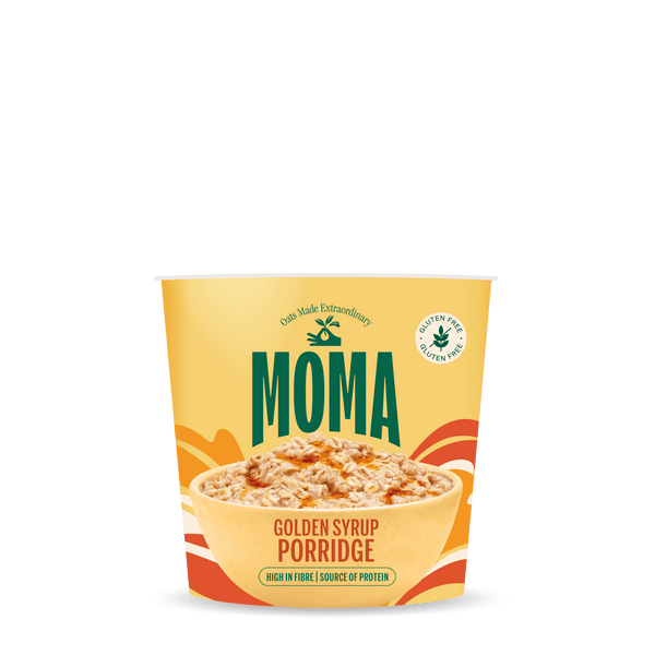 OA Instant Porridge Pots PLAIN - Pack Of 12 X 65g - Breakfast Jubo Oat - Gluten Free, No