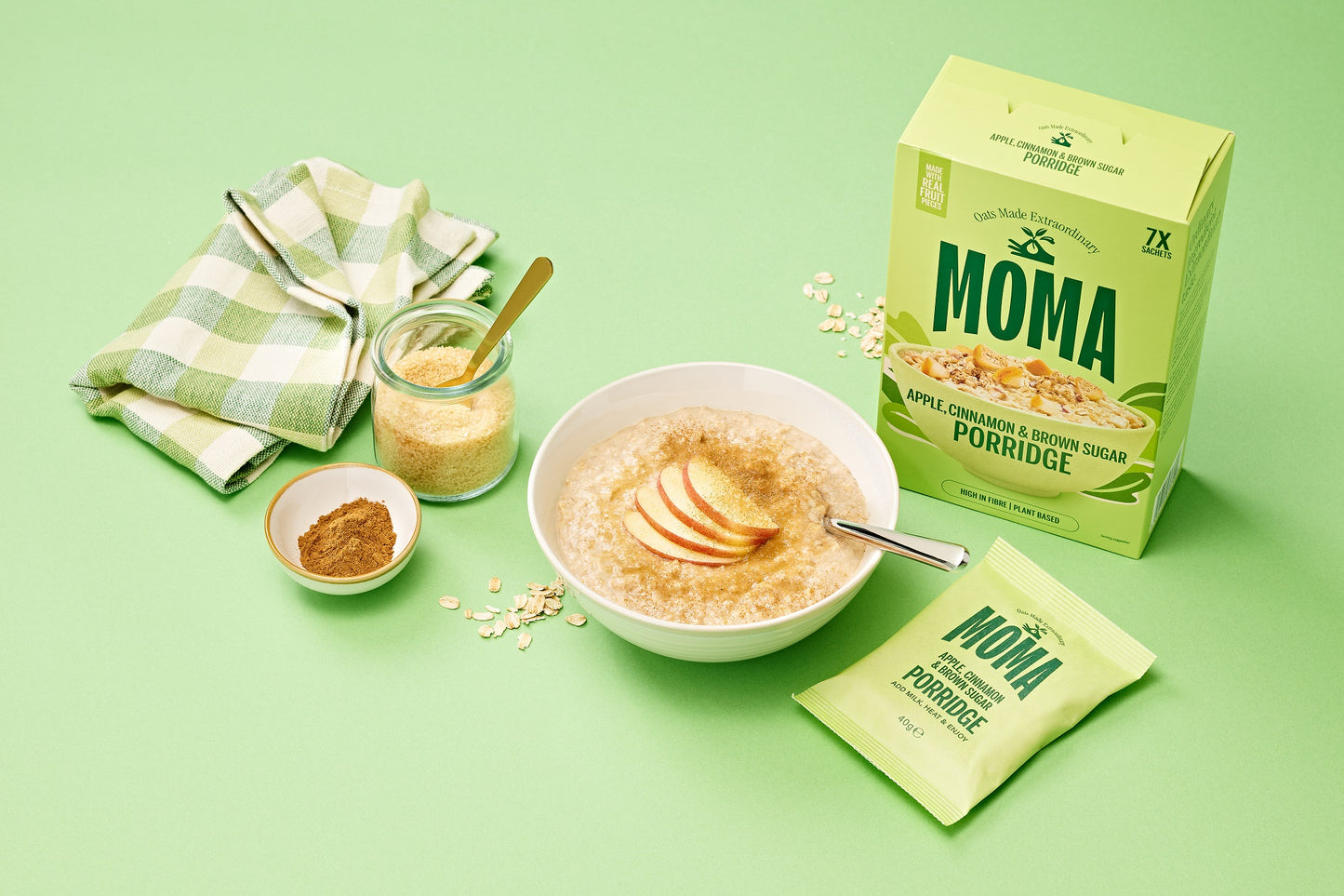 Apple, Cinnamon & Brown Sugar Porridge Sachets