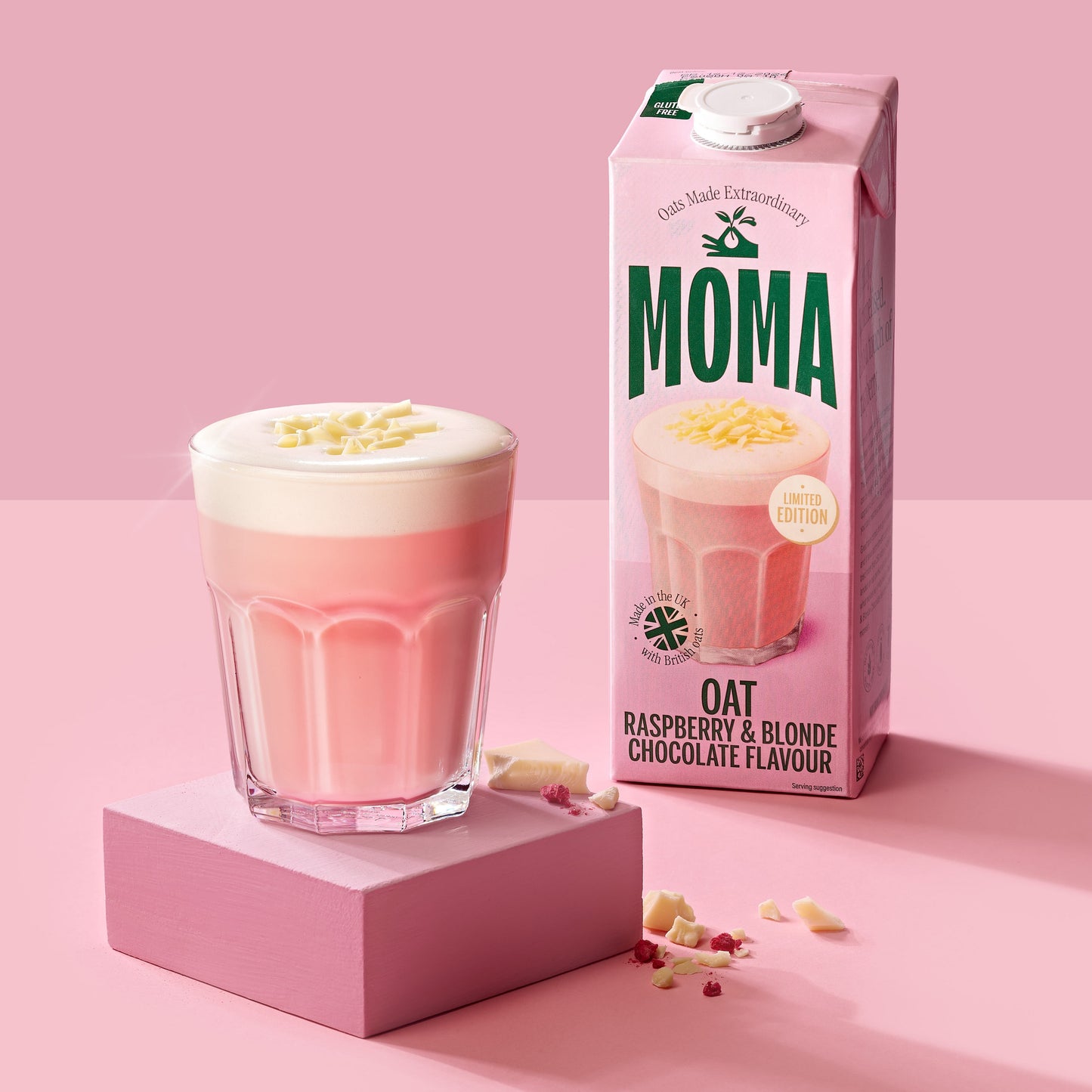 Raspberry & Blonde Chocolate Oat Drink