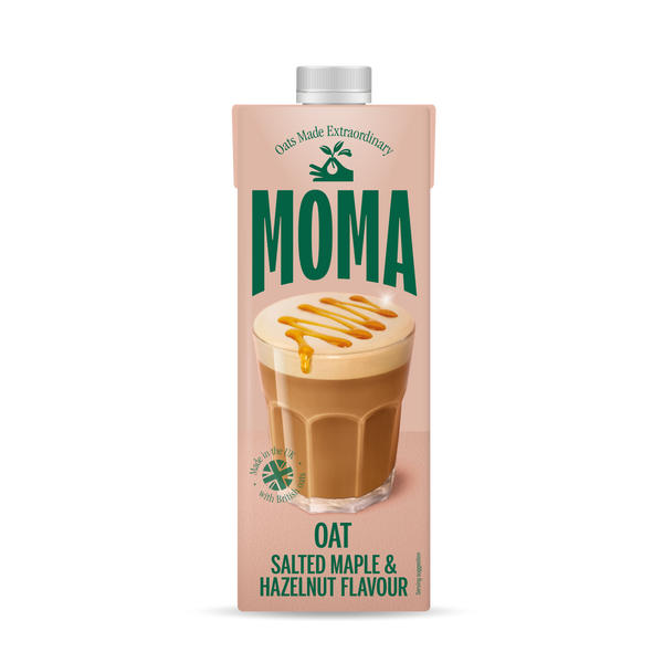 Salted maple hazelnut oat drink vegan barista milk