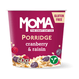 Vegan Cranberry and Raisin Porridge Pots