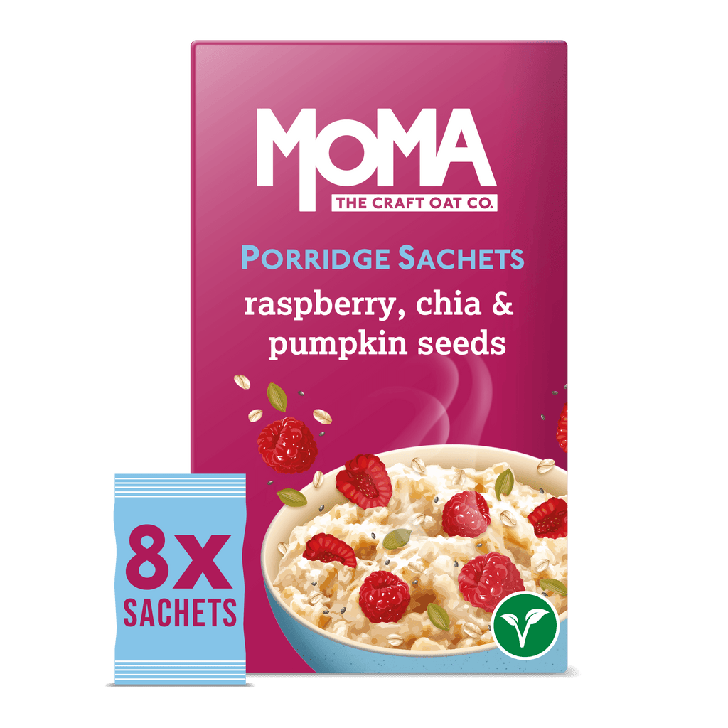 Raspberry, Chia and Pumpkin Seed Porridge Sachets