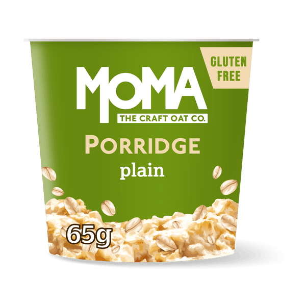 Plain No Added Sugar Porridge Pots MOMA Foods UK